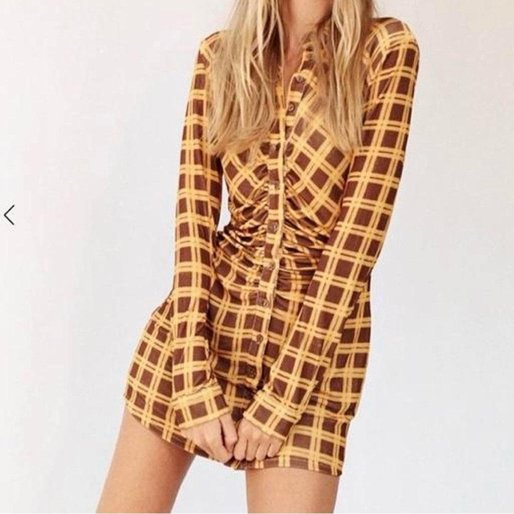 WITH JEAN Andy Mini Dress Cher Size S NWT